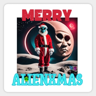 Merry alien christmas Magnet